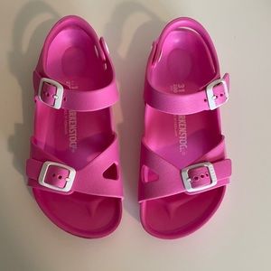 BIRKENSTOCK GIRLS PINK WATER SANDALS SIZE 13-13.5
